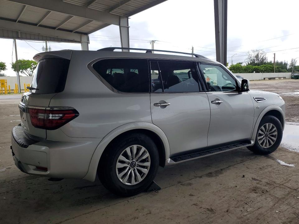 2022 Nissan VIN JN8AY2AC5N9162957 COPART salvage auction — WATER/FLOOD, Fl - Certificate Of Destruction, sold $5,200 on 2026-07-22 (photo 3)