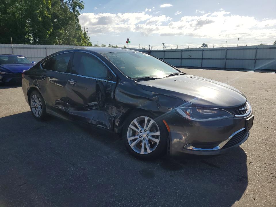 2015 Chrysler 200 VIN 1C3CCCABXFN726194 COPART salvage auction — SIDE, Nc - Salvage Certificate Of Title, sold $275 on 2026-07-09 (photo 4)