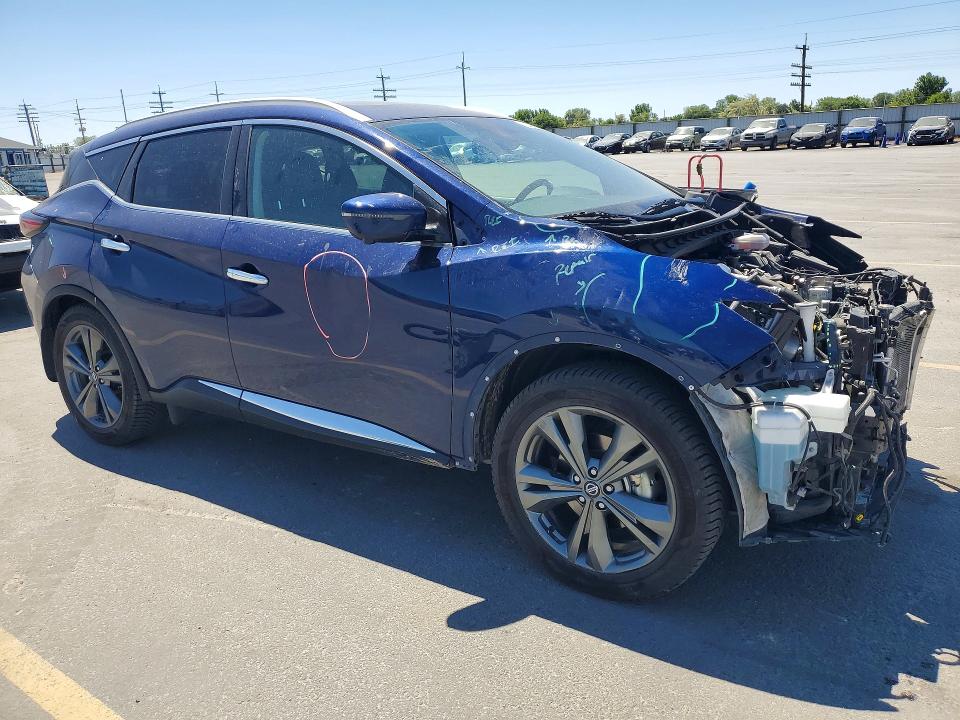 2020 Nissan Murano VIN 5N1AZ2DS3LN131072 COPART salvage auction — FRONT END, Id - Salvage Certificate Of Title, sold $100 on 2026-07-30 (photo 4)