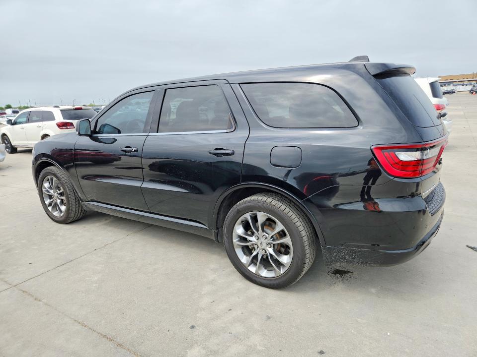 2019 Dodge Durango VIN 1C4RDHDG7KC824466 COPART salvage auction — HAIL, Tx - Certificate Of Title (P), sold $4,950 on 2026-07-02 (photo 2)