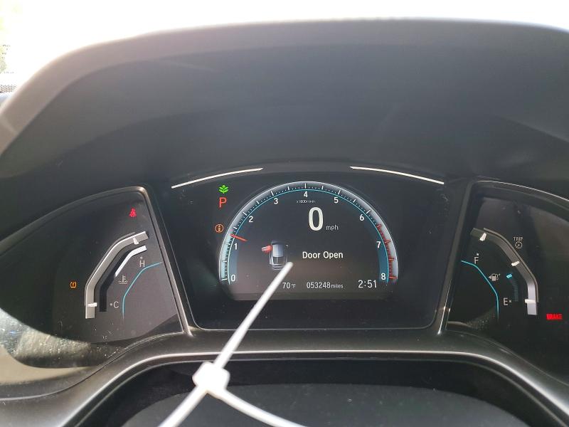 2019 Honda Civic VIN SHHFK7H65KU408549 COPART salvage auction — REAR END, Salvage Title, sold $3,550 on 2026-07-27 (photo 9)