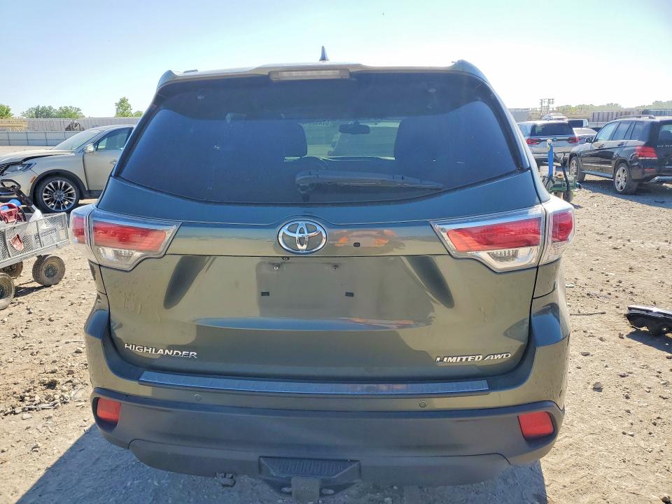 2016 Toyota VIN 5TDDKRFHXGS270910 COPART salvage auction — FRONT END, MO - SALVAGE CERTIFICATE OF TITLE, sold $6,900 on 2026-07-28 (photo 6)