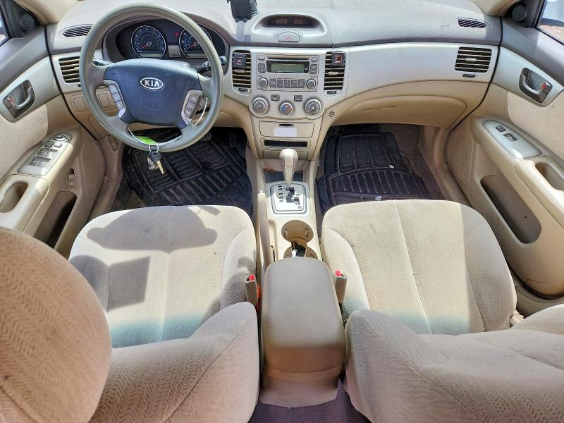 2008 Kia Optima VIN KNAGE123485194279 COPART salvage auction — FRONT END, Il - Salvage Certificate, sold $275 on 2026-07-07 (photo 8)