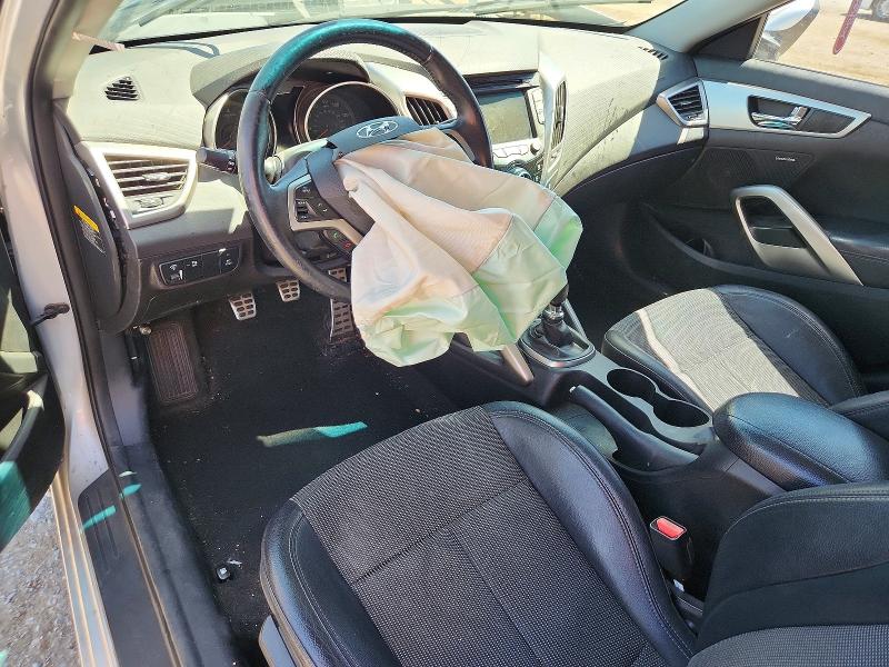 2013 Hyundai Veloster VIN KMHTC6AD5DU157509 COPART salvage auction — FRONT END, AZ - CERT OF TITLE - SALVAGE, sold $250 on 2026-07-17 (photo 8)