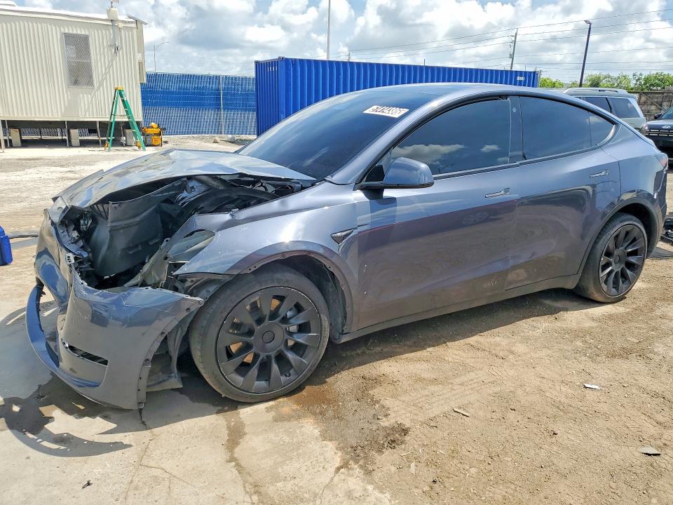 2023 Tesla Model y VIN 7SAYGDEE5PF629696 COPART salvage auction — FRONT END, FL - CERTIFICATE OF TITLE, sold $7,200 on 2026-07-16 (photo 1)