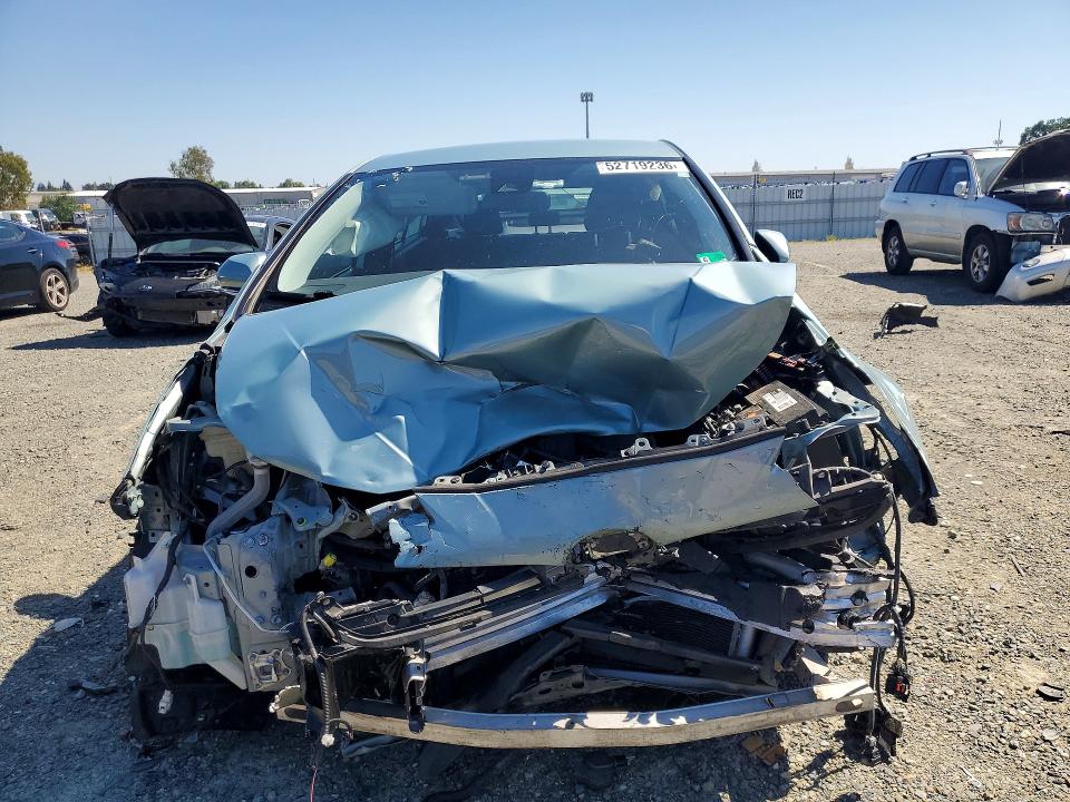 2020 Toyota Prius VIN JTDKARFU8L3119891 COPART salvage auction — FRONT END, Ca - Salvage Certificate, sold $1,900 on 2026-07-07 (photo 5)