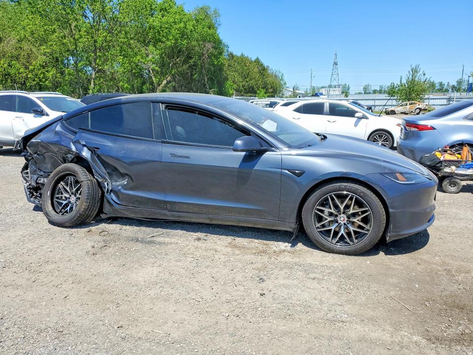 2024 Tesla Model 3 VIN LRW3E7EB4RC088836 COPART salvage auction — REAR END, On - Permit Salvage, sold $9,600 on 2026-07-02 (photo 4)