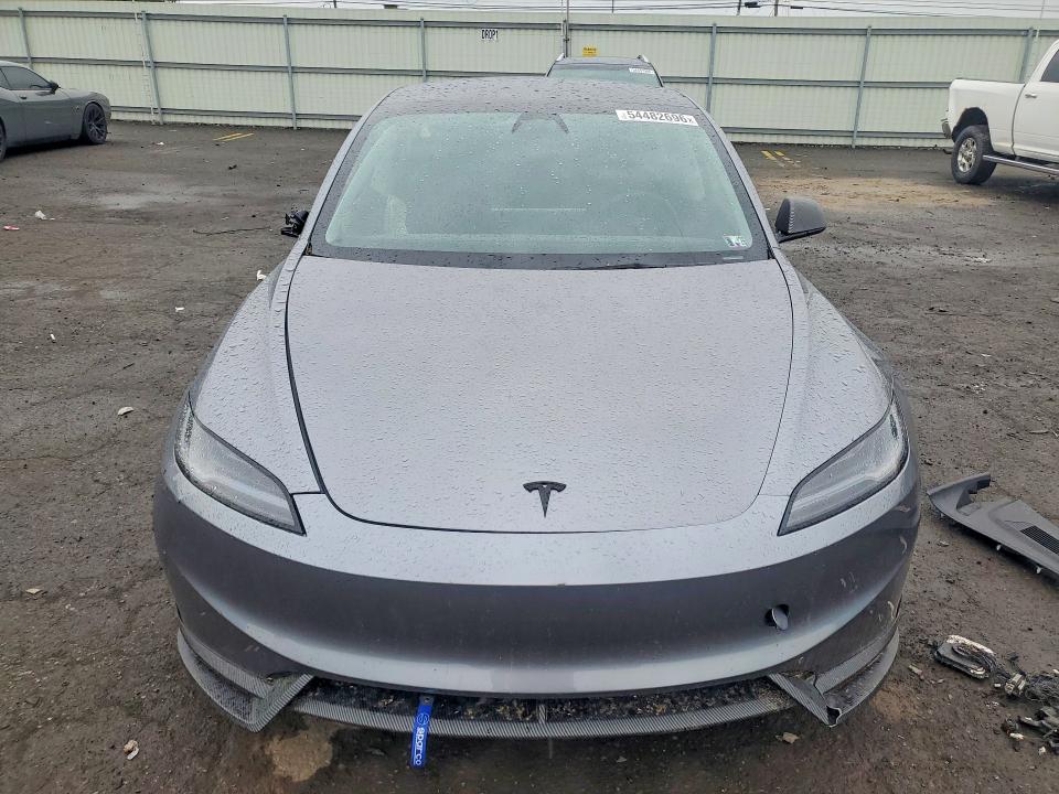 2025 Tesla Model 3 VIN 5YJ3E1EAXSF048194 COPART salvage auction — SIDE, Pa - Certificate Of Salvage, sold $12,600 on 2026-07-17 (photo 5)