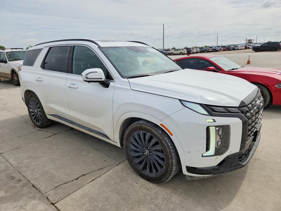 2024 Hyundai Palisade VIN KM8R7DGE6RU690351 COPART salvage auction — HAIL, Tx - Certificate Of Title, sold $200 on 2026-07-30 (photo 4)