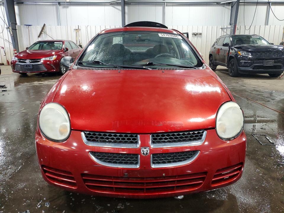 2005 Dodge Neon VIN 1B3ES56C95D261403 COPART salvage auction — FRONT END, Mn - Cert Of Title-Prior Salvage, sold $250 on 2026-07-02 (photo 5)