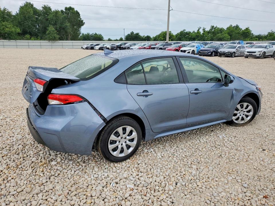2025 Toyota VIN JTDBCMFE1SJ044726 COPART salvage auction — FRONT END, TX - SALVAGE VEHICLE TITLE (P), sold $3,750 on 2026-07-16 (photo 3)