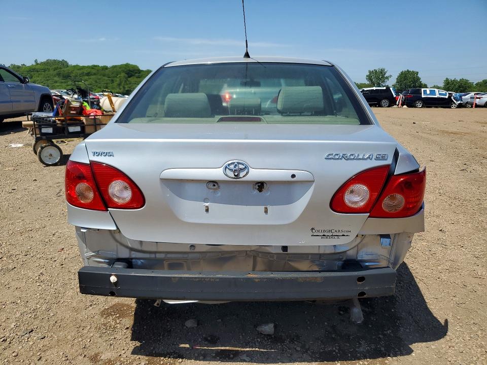 2006 Toyota Corolla VIN JTDBR32E060083236 COPART salvage auction — REAR END, In - Certificate Of Title, sold $1,000 on 2026-07-15 (photo 6)