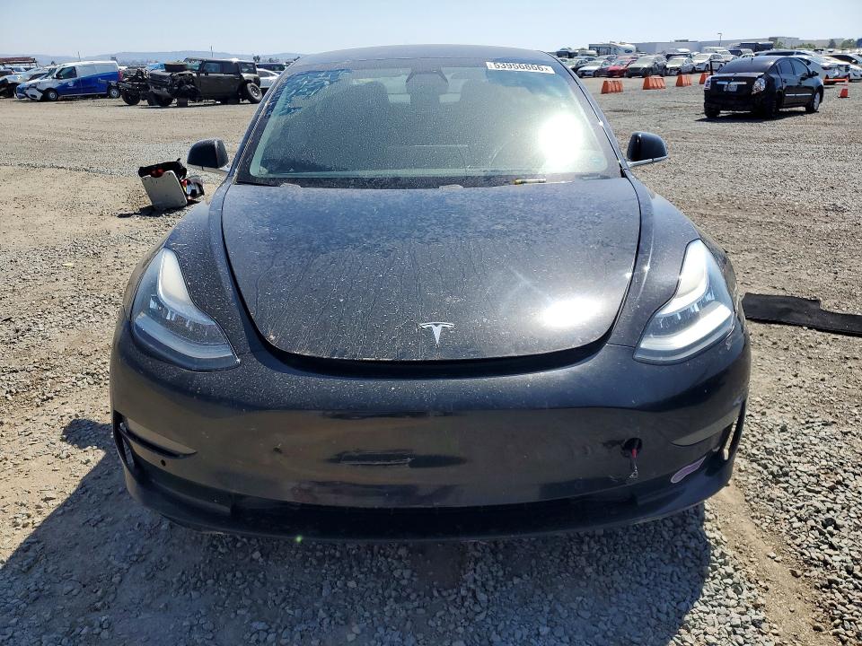 2019 Tesla Model 3 VIN 5YJ3E1EA5KF410156 COPART salvage auction — REAR END, Ca - Salvage Certificate, sold $3,050 on 2026-07-14 (photo 5)