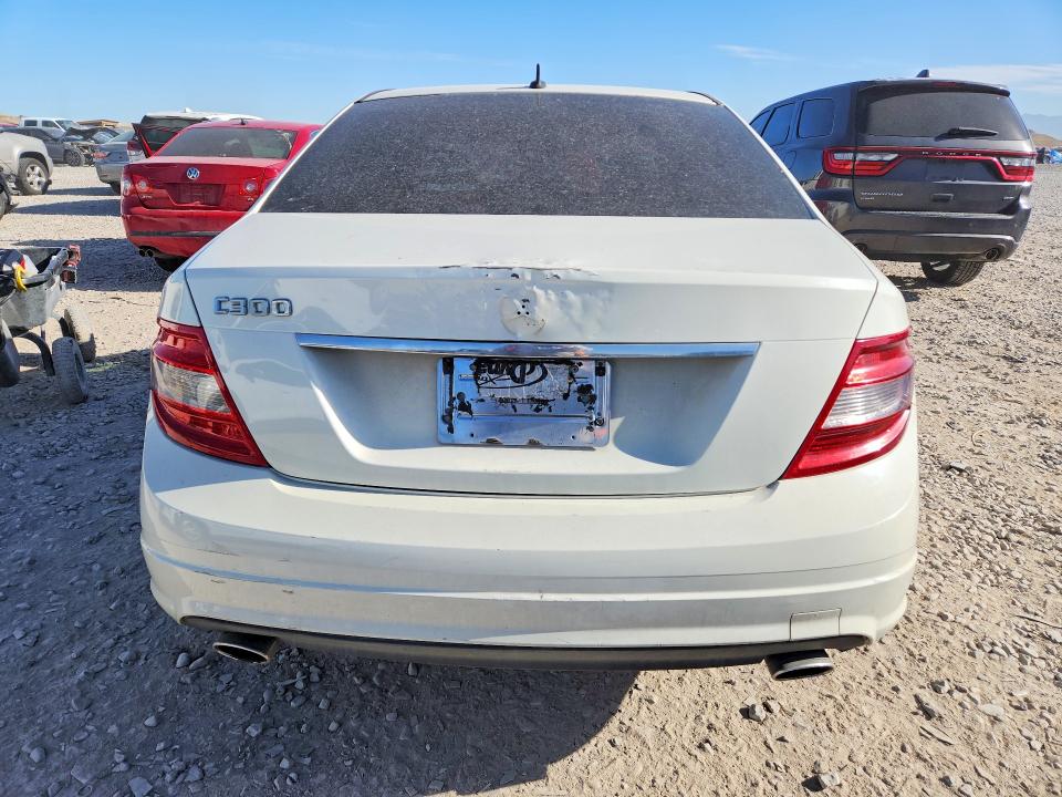 2008 Mercedes-benz C class VIN WDDGF54X88F081913 COPART salvage auction — REAR END, Nv - Salvage Title, sold $600 on 2026-07-02 (photo 6)