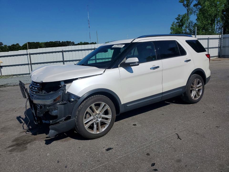 2016 Ford Explorer VIN 1FM5K7FH3GGB25528 COPART salvage auction — FRONT END, NC - SALVAGE CERTIFICATE OF TITLE, sold $2,500 on 2026-07-02 (photo 1)