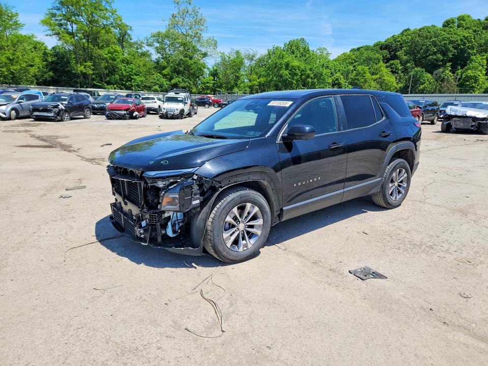 2025 Chevrolet Equinox VIN 3GNAXPEG2SL103285 COPART salvage auction — FRONT END, Pa - Certificate Of Salvage, sold $7,300 on 2026-07-02 (photo 1)