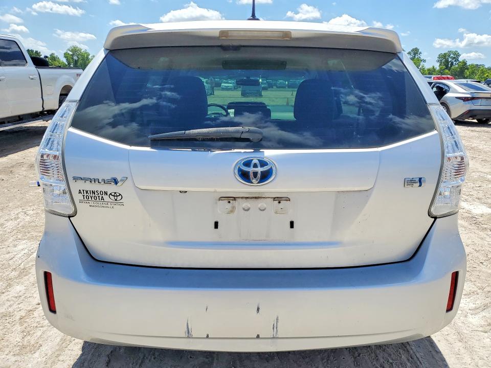 2012 Toyota Prius VIN JTDZN3EU6C3149716 COPART salvage auction — NORMAL WEAR, Tx - Certificate Of Title, sold $1,500 on 2026-07-28 (photo 6)