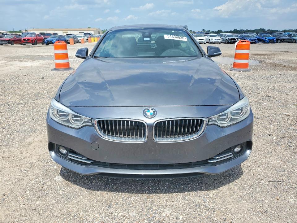 2016 BMW 4er VIN WBA3T3C56G5A41839 COPART salvage auction — HAIL, Tx - Certificate Of Title, sold $7,500 on 2026-07-20 (photo 5)