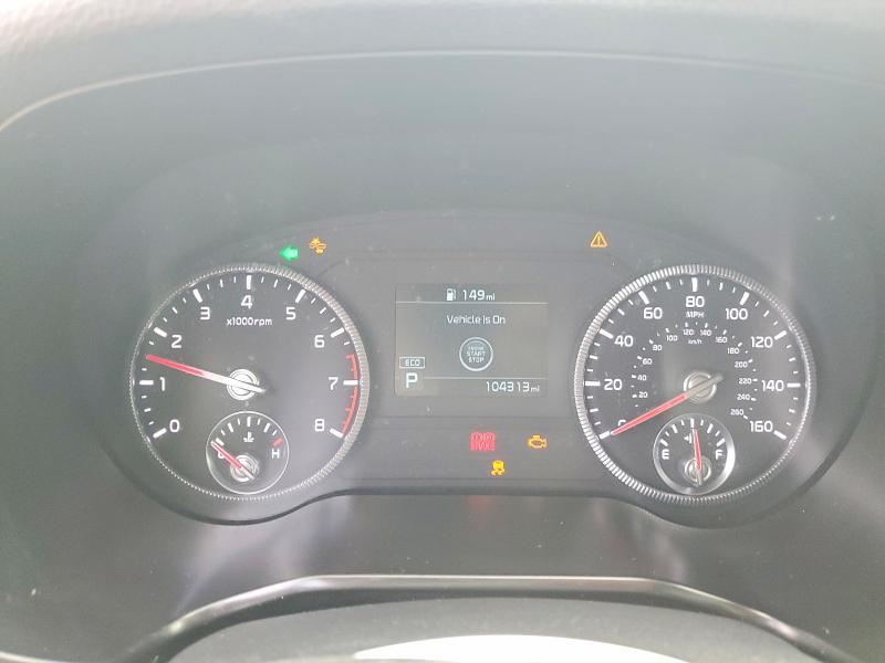 2020 Kia Telluride VIN 5XYP2DHC3LG015797 COPART salvage auction — FRONT END, Il - Salvage Certificate, sold $3,300 on 2026-07-29 (photo 9)