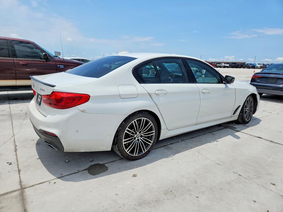 2020 BMW 5er VIN WBAJS3C02LCE58654 COPART salvage auction — FRONT END, Tx - Salvage Vehicle Title, sold $1,050 on 2026-07-24 (photo 3)