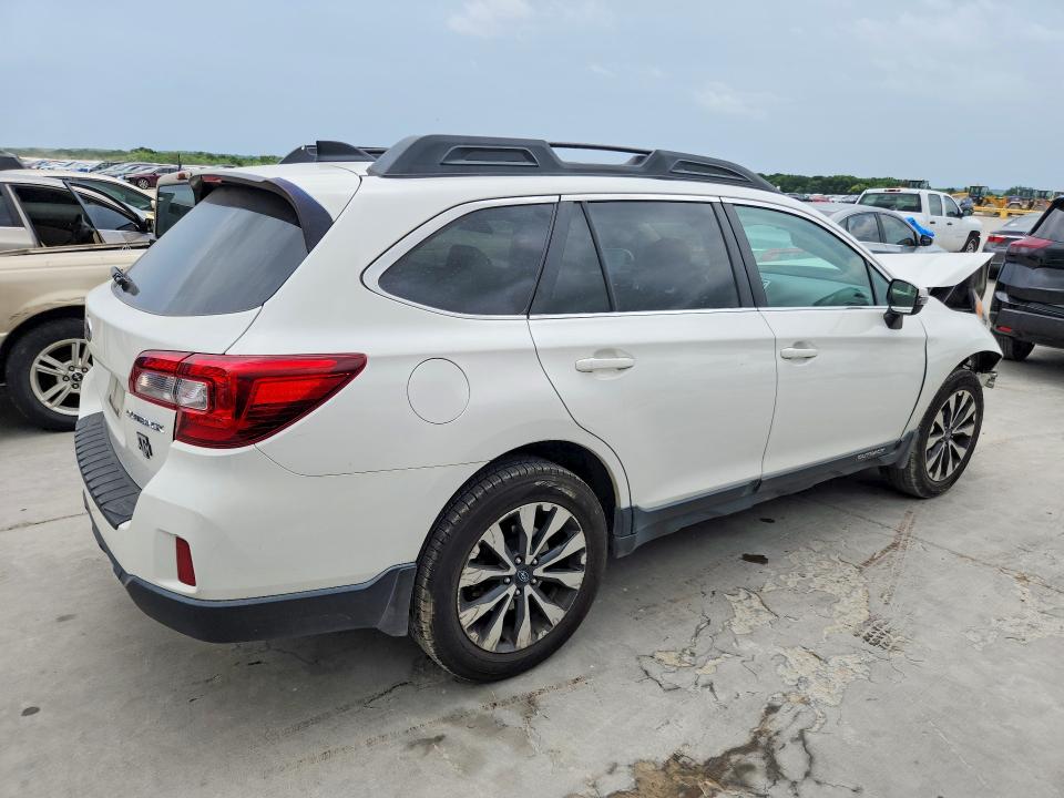 2016 Subaru Outback VIN 4S4BSBNC1G3328971 COPART salvage auction — FRONT END, Tx - Salvage Vehicle Title, sold $2,150 on 2026-07-09 (photo 3)