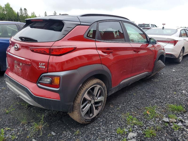 2019 Hyundai Kona VIN KM8K3CA50KU318123 COPART salvage auction — FRONT END, Qc - Gravement Accidente, sold $500 on 2026-07-21 (photo 3)