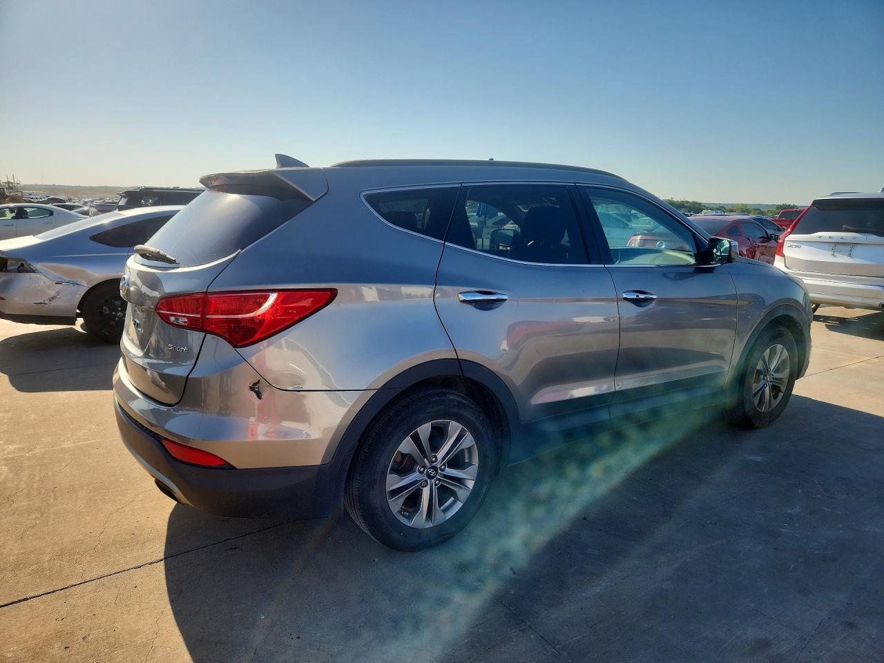 2015 Hyundai Santa Fe VIN 5XYZU3LB1FG298183 COPART salvage auction — Front End, AR - CERTIFICATE OF TITLE (P), sold $1,350 on 2026-07-08 (photo 3)