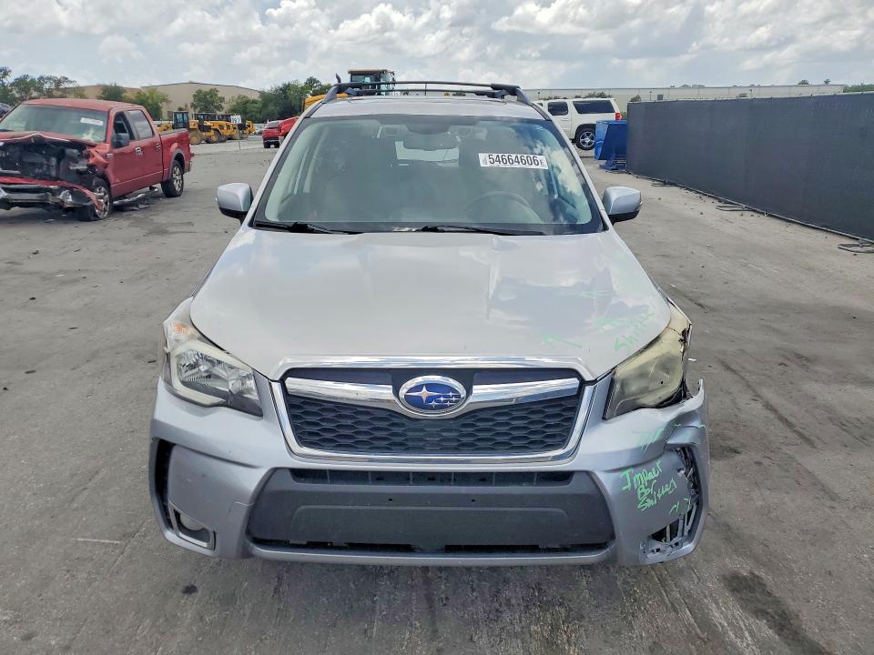 2014 Subaru Forester VIN JF2SJGPC0EH452717 COPART salvage auction — FRONT END, Fl - Cert Of Title Slvg Rebuildable, sold $475 on 2026-07-14 (photo 5)