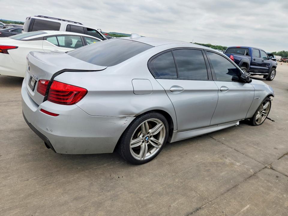 2014 BMW 5er VIN WBA5B1C50ED475755 COPART salvage auction — FRONT END, Tx - Salvage Vehicle Title, sold $1,400 on 2026-08-12 (photo 3)