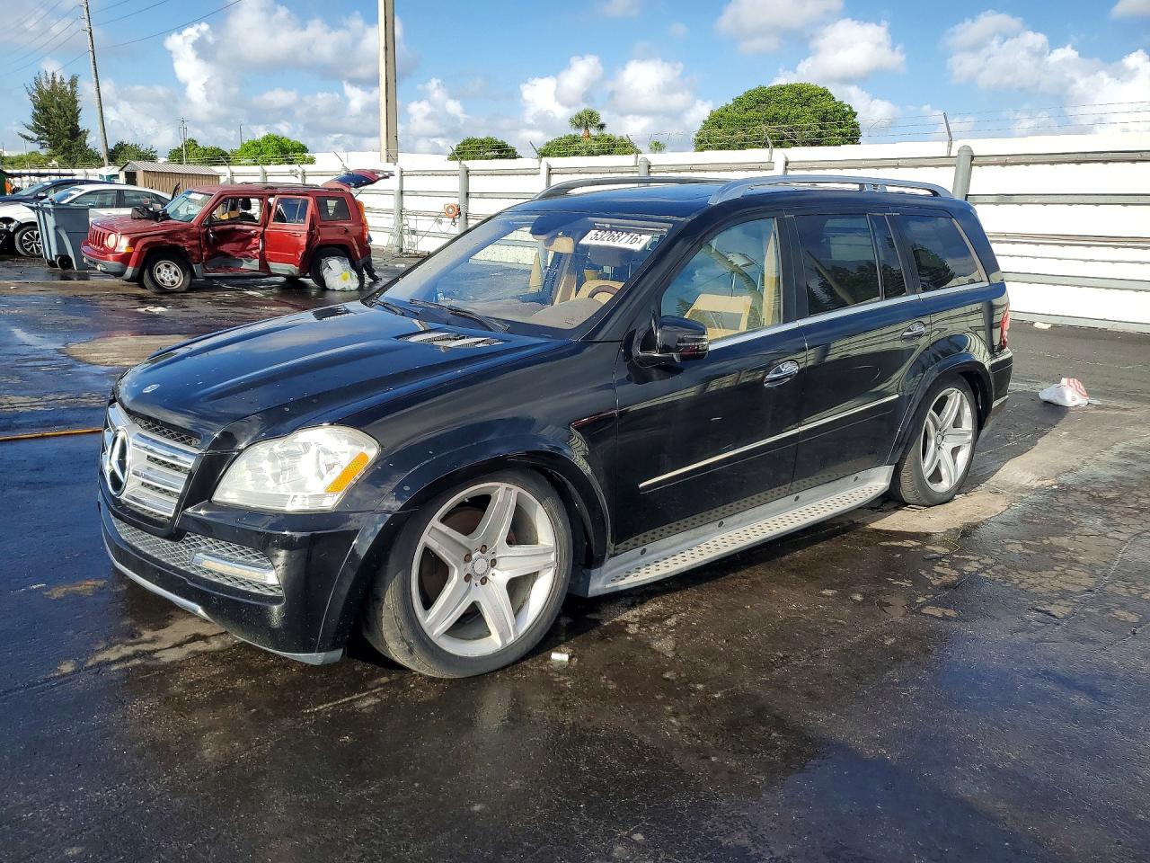 2011 Mercedes-Benz GL-Class VIN 4JGBF8GEXBA739411 COPART salvage auction — Mechanical, FL - CERTIFICATE OF TITLE (P), sold $700 on 2026-07-01 (photo 1)