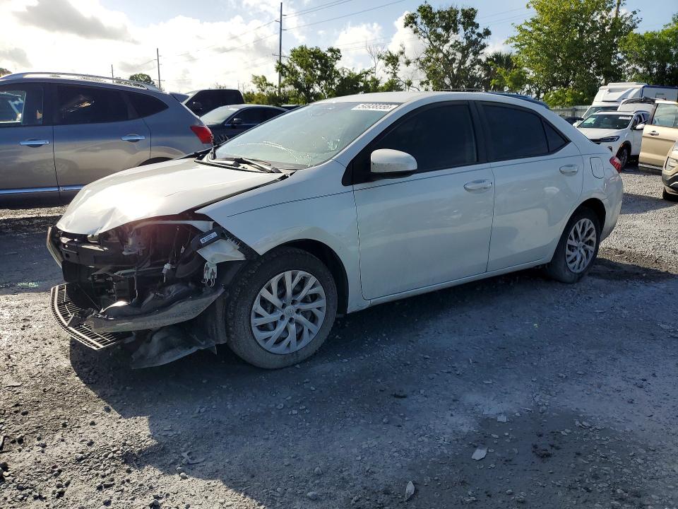 2018 Toyota Corolla VIN 5YFBURHE7JP783942 COPART salvage auction — FRONT END, Fl - Cert Of Title Slvg Rebuildable, sold $3,700 on 2026-07-10 (photo 1)
