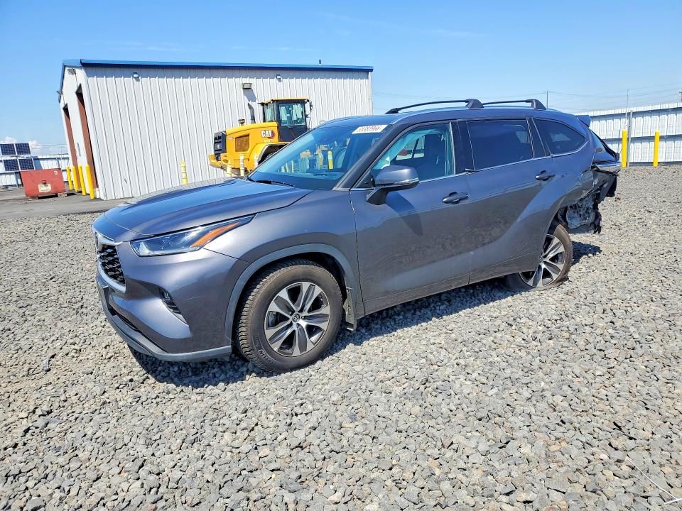 2021 Toyota Highlander VIN 5TDGZRBH7MS544431 COPART salvage auction — REAR END, Wa - Bill Of Sale, sold $9,100 on 2026-07-08 (photo 1)