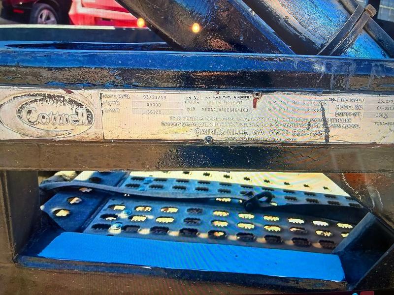 2013 Cottrell Cx-09ls VIN 5E0AA1440EG464103 COPART salvage auction — MINOR DENT/SCRATCHES, TX - CERTIFICATE OF TITLE (P), sold $10,000 on 2026-07-27 (photo 5)