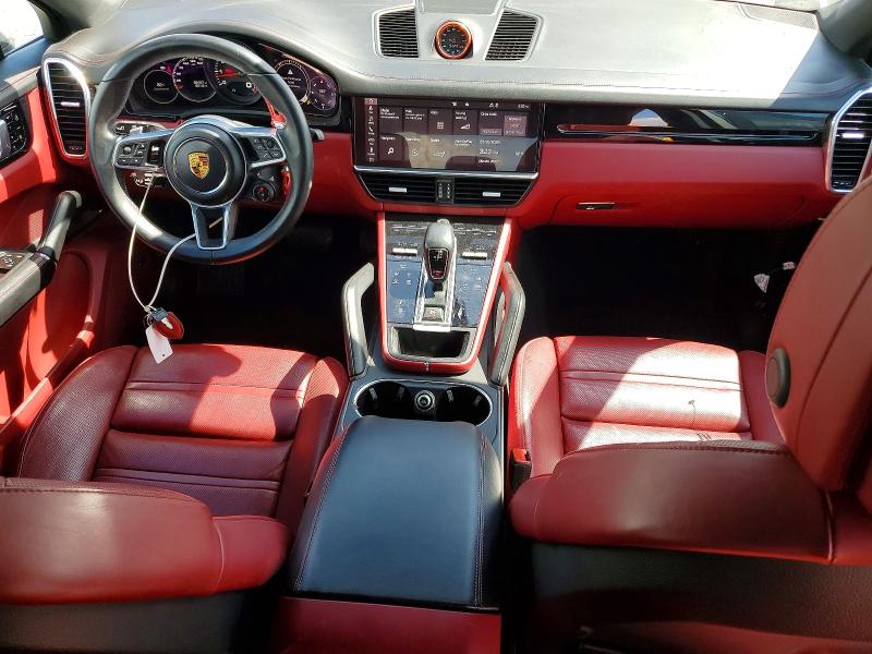 2021 Porsche Cayenne VIN WP1BA2AY5MDA43364 COPART salvage auction — FRONT END, Ca - Salvage Certificate, sold $27,000 on 2026-07-09 (photo 8)