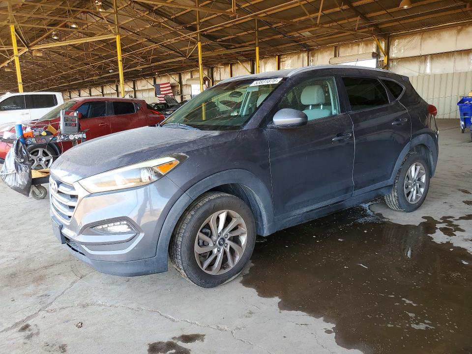 2016 Hyundai Tucson VIN KM8J33A48GU119444 COPART salvage auction — MINOR DENT/SCRATCHES, Az - Certificate Of Title, sold $2,525 on 2026-07-02 (photo 1)