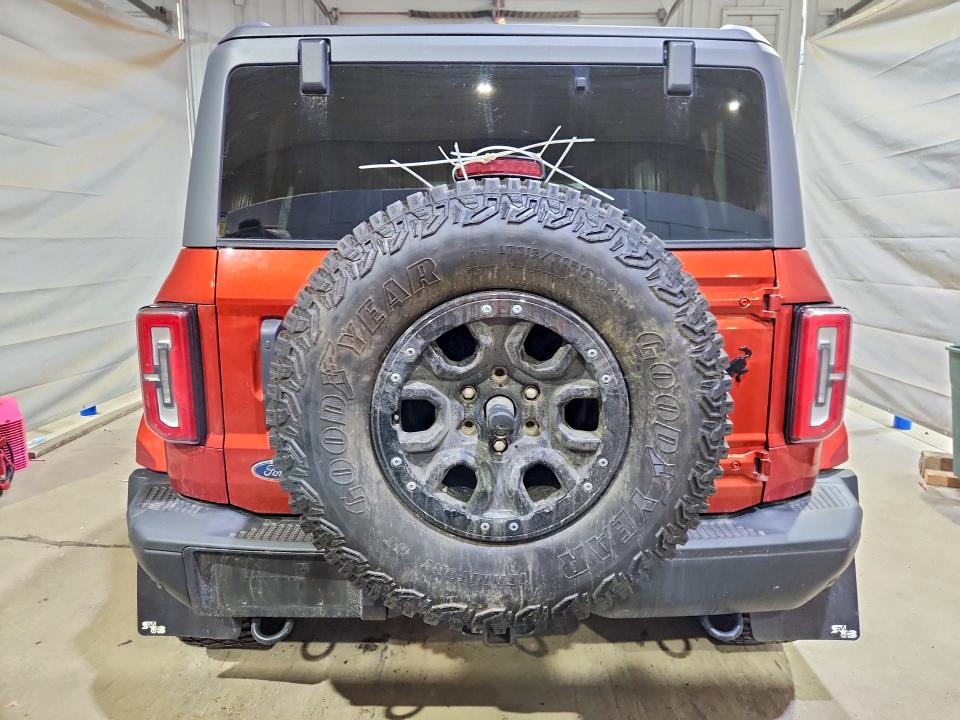 2022 Ford Bronco VIN 1FMEE5DP7NLB16373 COPART salvage auction — FRONT END, Me - Cert Of Title-Salvage Collisio, sold $17,000 on 2026-07-02 (photo 6)