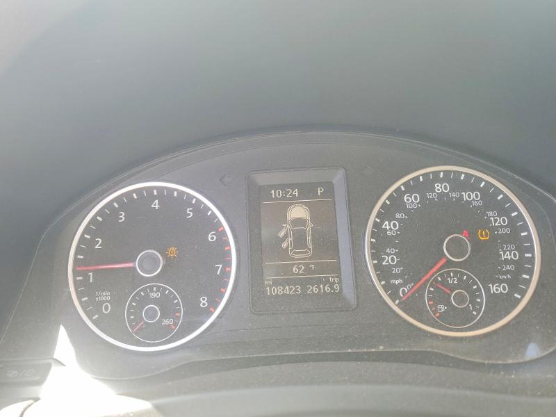 2016 Volkswagen Tiguan VIN WVGAV7AX5GW530705 COPART salvage auction — SIDE, Tx - Salvage Vehicle Title, sold $2,100 on 2026-07-07 (photo 9)