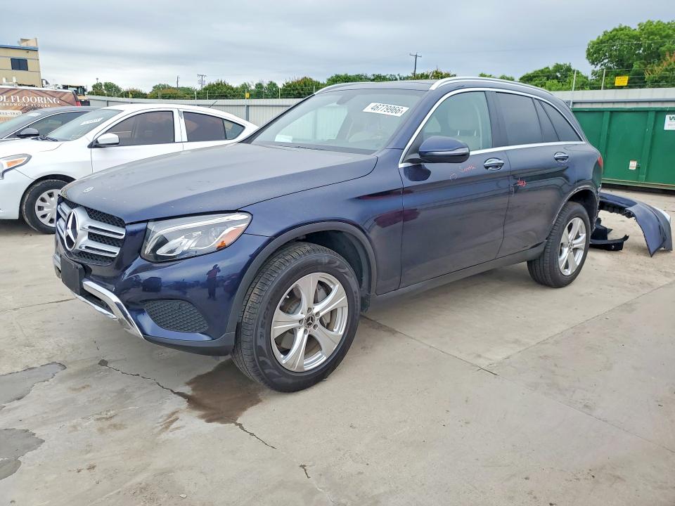 2018 Mercedes-benz Glc VIN WDC0G4KB5JV094683 COPART salvage auction — REAR END, Tx - Salvage Vehicle Title, sold $8,600 on 2026-07-09 (photo 1)