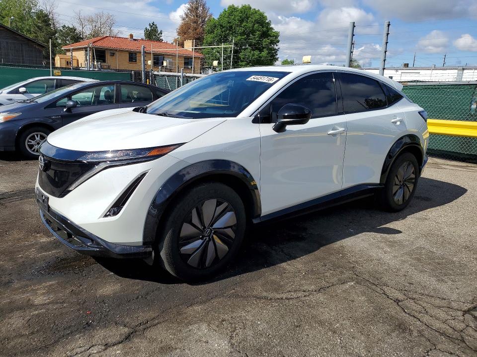 2024 Nissan Ariya VIN JN1BF0BA1RM432070 COPART salvage auction — SIDE, Co - Salvage Title, sold $325 on 2026-07-28 (photo 1)