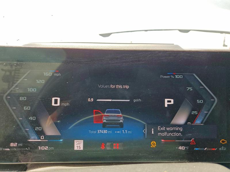 2024 BMW X5 VIN 5UX33EU05R9T26024 COPART salvage auction — FRONT END, Az - Dis/Dlr/Exp Only Clean Title, sold $56,500 on 2026-07-29 (photo 9)