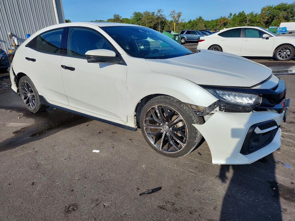 2021 Honda Civic VIN SHHFK7H9XMU407930 COPART salvage auction — FRONT END, Fl - Certificate Of Destruction, sold $2,750 on 2026-07-18 (photo 4)