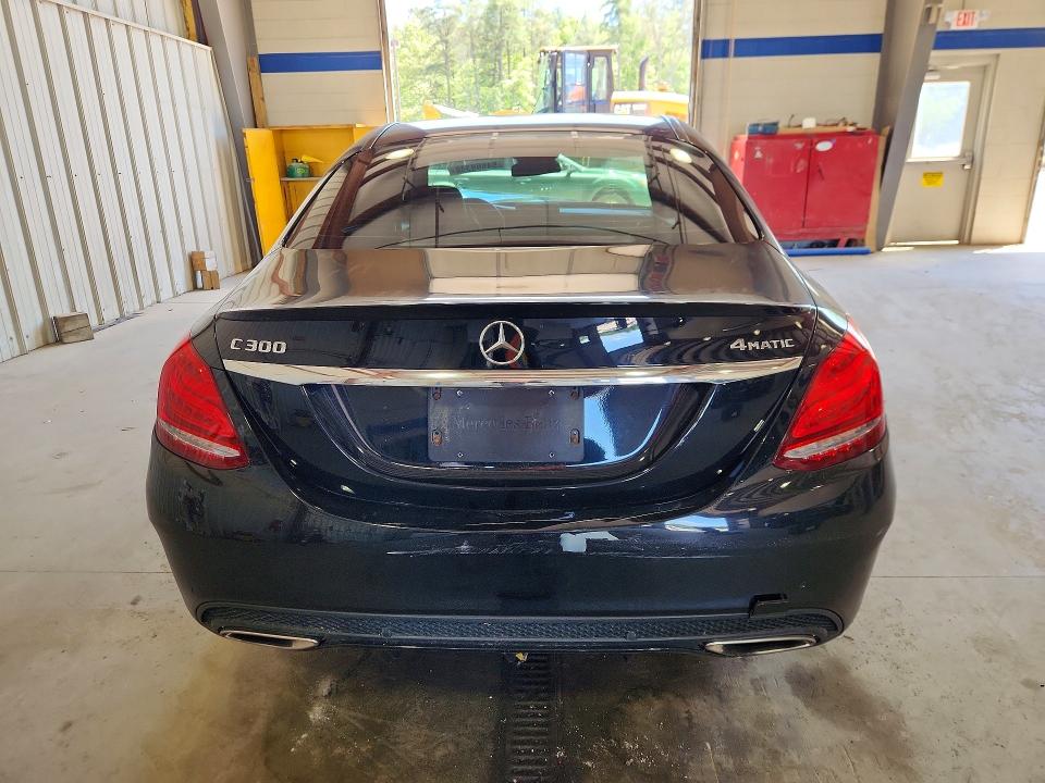 2018 Mercedes-benz C-klasse VIN 55SWF4KB1JU259368 COPART salvage auction — FRONT END, Va - Cert Of Title - Salvage, sold $4,350 on 2026-07-10 (photo 6)