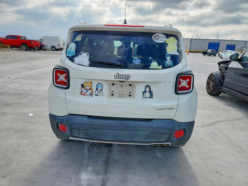 2017 Jeep Renegade VIN ZACCJADB1HPF30298 COPART salvage auction — FRONT END, TX - CERTIFICATE OF TITLE, sold $2,600 on 2026-07-17 (photo 6)