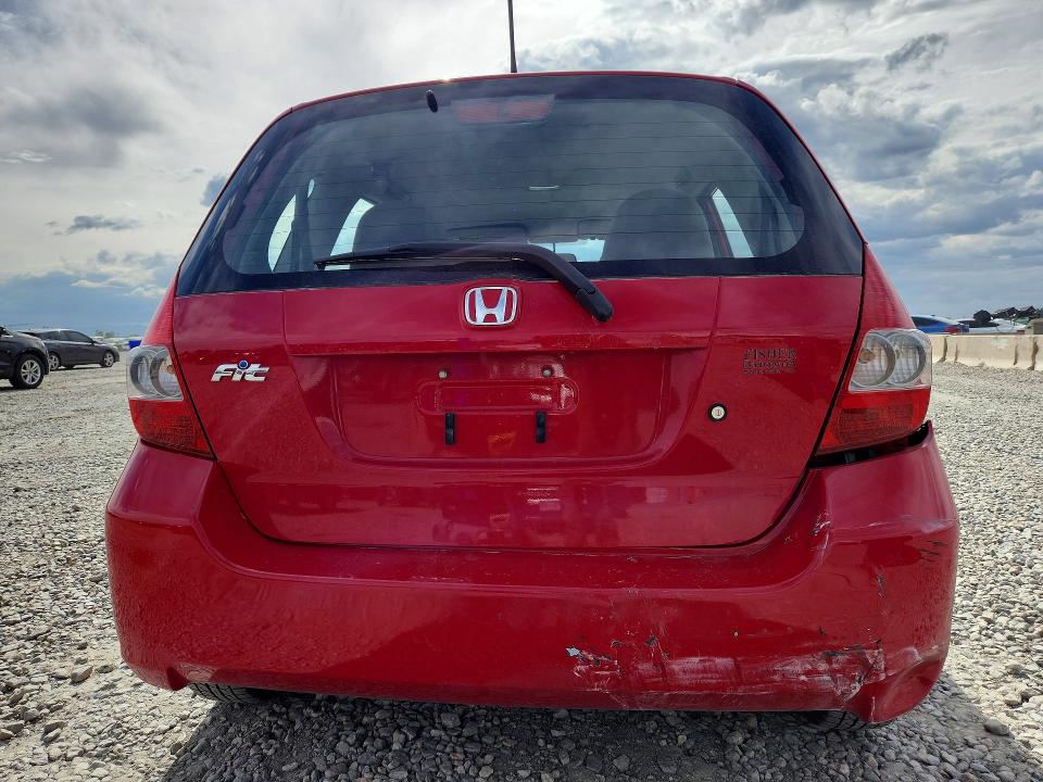 2007 Honda Fit VIN JHMGD38417S029435 COPART salvage auction — REAR END, CO - PUBLIC - SALVAGE TITLE (P), sold $1,150 on 2026-07-16 (photo 6)