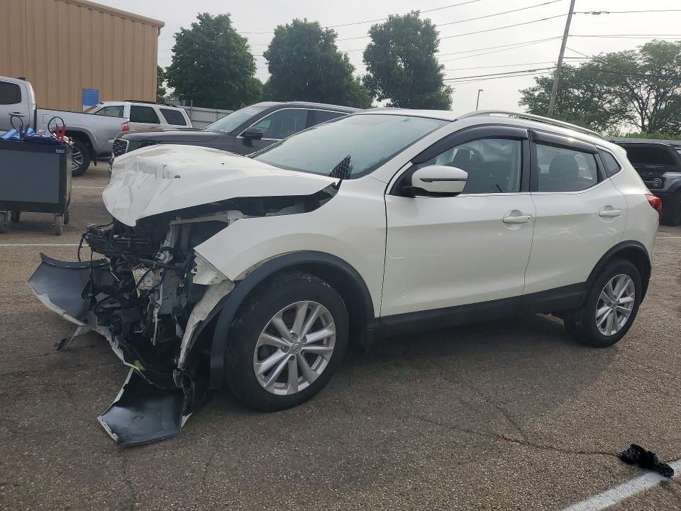 2017 Nissan Rogue VIN JN1BJ1CR7HW121481 COPART salvage auction — FRONT END, Oh - Cert Of Title-Salvage, sold $775 on 2026-07-06 (photo 1)