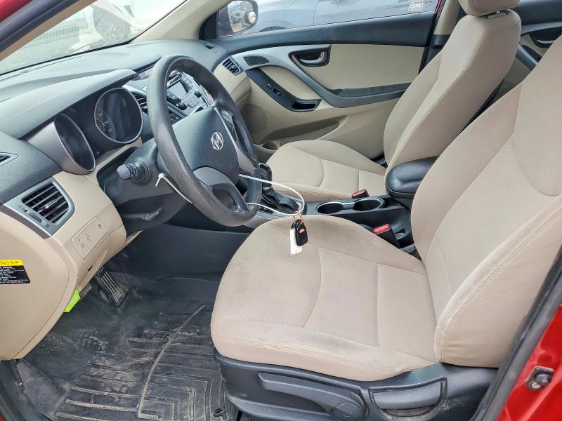 2016 Hyundai Elantra VIN KMHDH4AE0GU546274 COPART salvage auction — SIDE, Ks - Cert Of Title-Salvage, sold $1,550 on 2026-07-09 (photo 7)