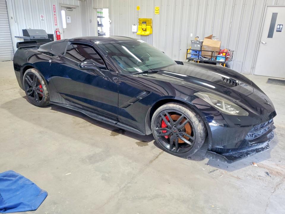 2014 Chevrolet Corvette VIN 1G1YG2D70E5125536 COPART salvage auction — MECHANICAL, Wv - Certificate Of Title, sold $31,500 on 2026-07-30 (photo 4)