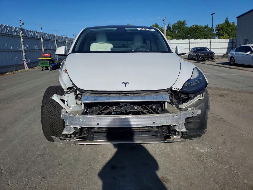 2021 Tesla Model y VIN 5YJYGDEE4MF212756 COPART salvage auction — FRONT END, CA - SALVAGE CERTIFICATE, sold $10,700 on 2026-07-30 (photo 5)