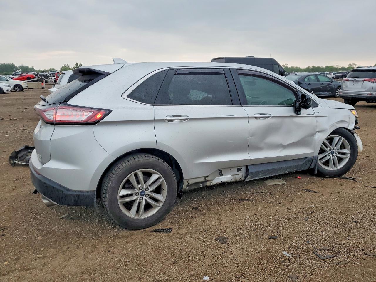 2018 Ford Edge VIN 2FMPK4J96JBC02964 COPART salvage auction — Front End, MI - CERTIFICATE OF TITLE, sold $1,500 on 2026-07-07 (photo 3)