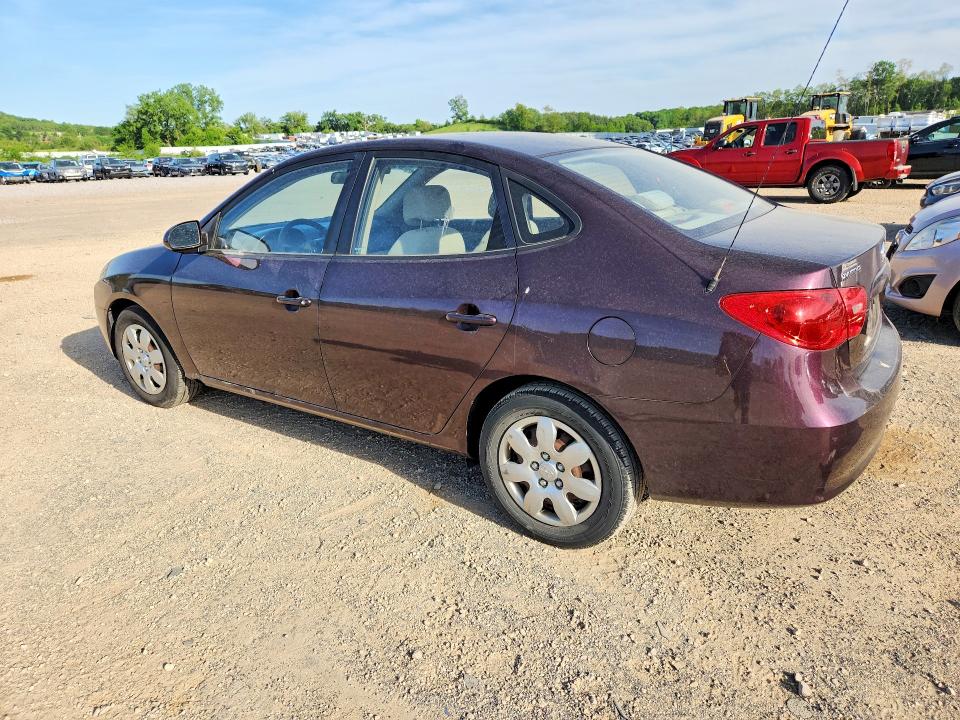 2007 Hyundai Elantra VIN KMHDU46D87U027209 COPART salvage auction — HAIL, WI - JUNKED VEHICLE BILL OF SALE, sold $450 on 2026-07-14 (photo 2)